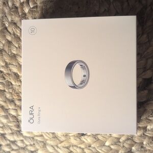 Oura Ring 4 Silver Size 10 Brand New Never Opened